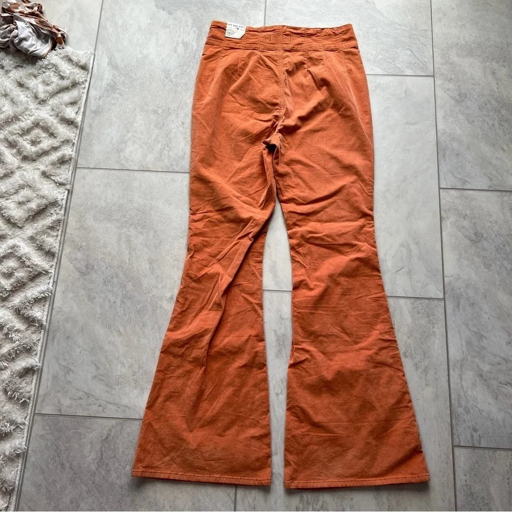 NWOT Free People We the Free Jayde Cord Flare - Cognac